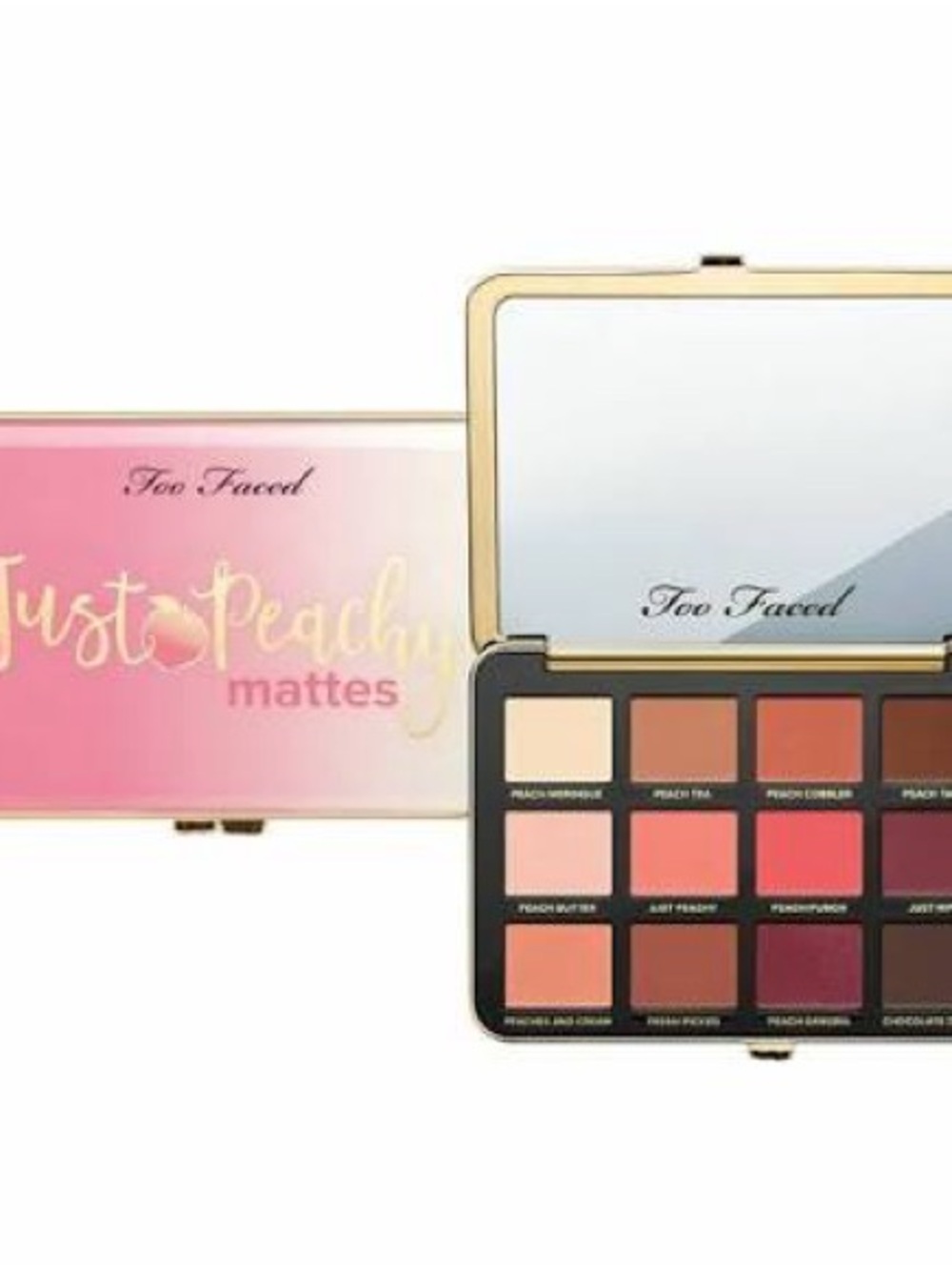 Too Faced Just Peachy Mattes Eyeshadow Palette NEW Sealed Discontinued